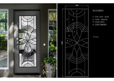 Искусство диффузии Виндовс двери входа естественного света элегантное изготовленное на заказ декоративное стеклянное простое