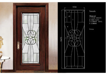 Подкрашиванных стекла 3мм-19мм панели традиционной двери декоративное ясных &amp; отражательных стекел